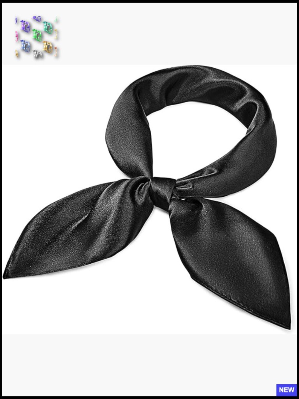 Silk Feeling Satin Scarf Elegant Lightweight Square Wrap Bandana Versatile